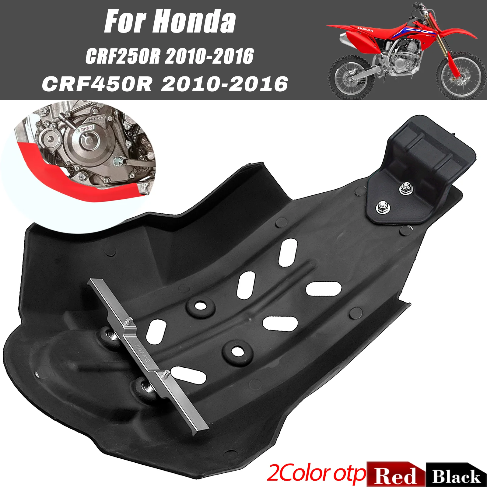 Motorcycle wear-resistant Skid Plate Engine Guard Protector Cover For Honda CRF250R CRF450R 2010-2016 series Motocross Parts
Motorcycle wear-resistant Skid Plate Engine Guard Protector Cover For Honda CRF250R CRF450R 2010-2016 series Motocross Parts