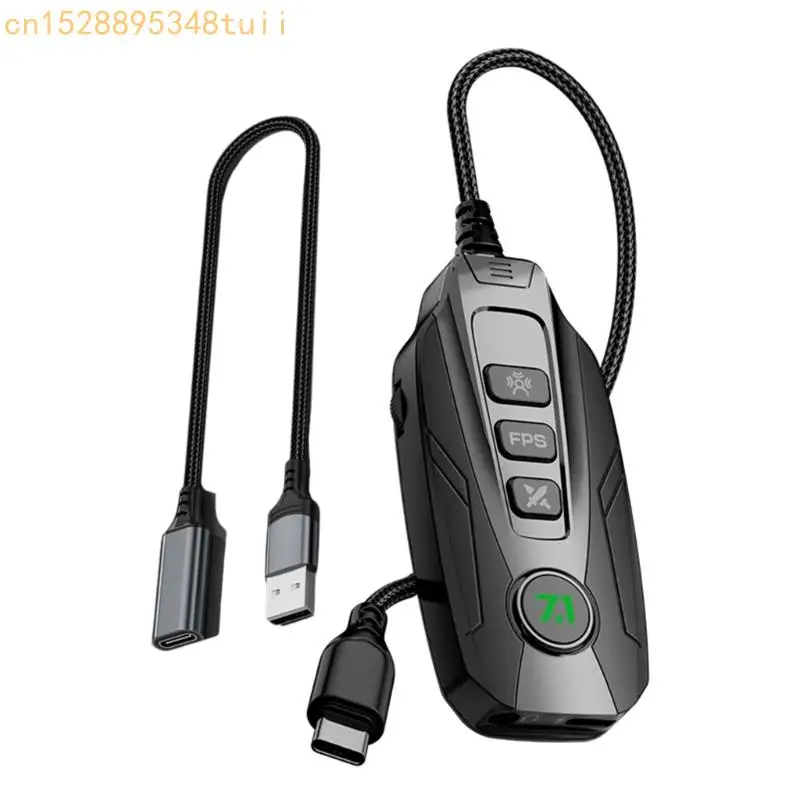 Y4QF USB Sound Card7.1 Channel Gaming Sound Card Adapter For Music Lovers And Gamers
Y4QF USB Sound Card7.1 Channel Gaming Sound Card Adapter For Music Lovers And Gamers