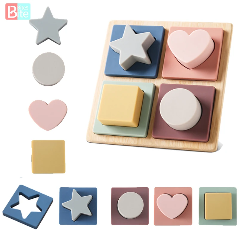 Baby Montessori Educational Toy For Children Silicone Shape Color Puzzle Children Building Blocks Preschool Toys Baby Teether
Baby Montessori Educational Toy For Children Silicone Shape Color Puzzle Children Building Blocks Preschool Toys Baby Teether