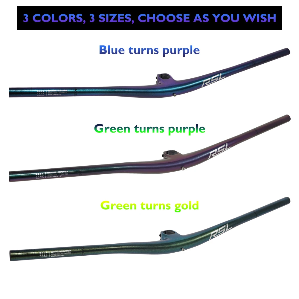 RSL-Chameleon MTB full carbon fiber ultra-light handlebar35/45/55mmcomes with computer bracket, mountain bike handlebar760-800mm
RSL-Chameleon MTB full carbon fiber ultra-light handlebar35/45/55mmcomes with computer bracket, mountain bike handlebar760-800mm