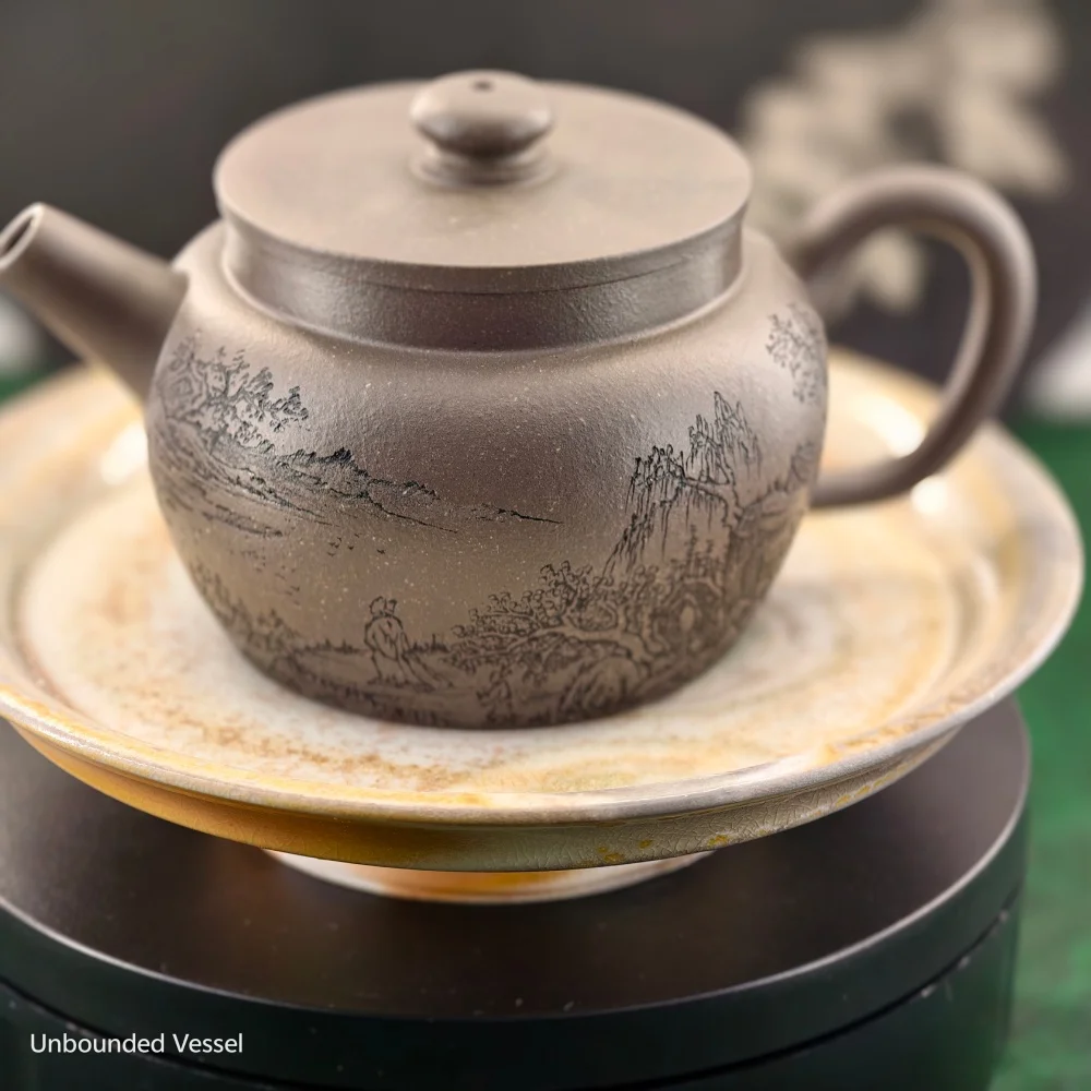 UnboundedVesse Yixing Sky Blue Millennium Zisha Clay Teapot Rare Tianqing Ore Handmade REACH Certified Food Grade 180ml Tea Set
UnboundedVesse Yixing Sky Blue Millennium Zisha Clay Teapot Rare Tianqing Ore Handmade REACH Certified Food Grade 180ml Tea Set
