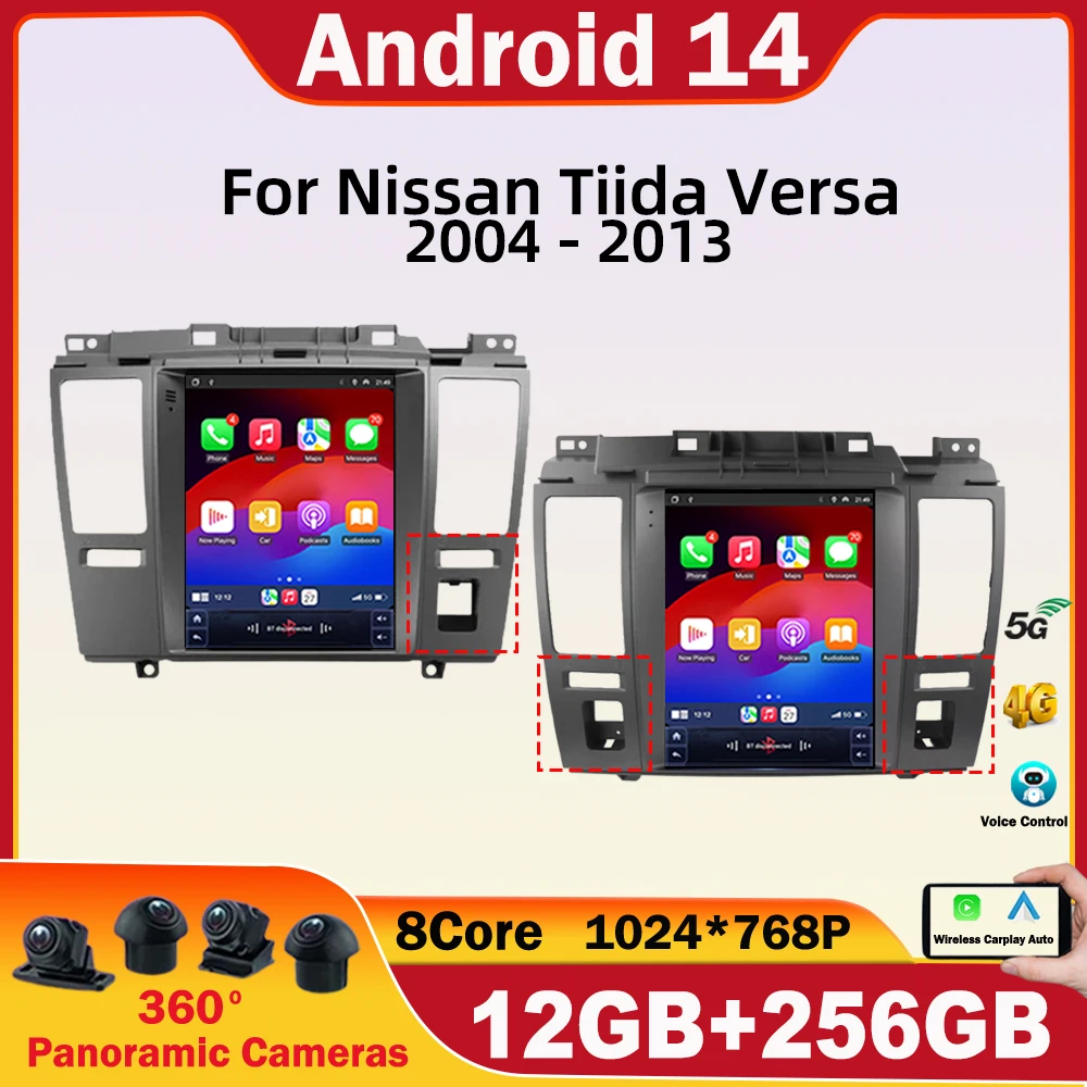 9.7 inch Android 14 For Nissan Tiida Versa 2004 - 2013 Car Radio Multimedia Video Player GPS wireless no 2din Auto Head Unit 4G
9.7 inch Android 14 For Nissan Tiida Versa 2004 - 2013 Car Radio Multimedia Video Player GPS wireless no 2din Auto Head Unit 4G