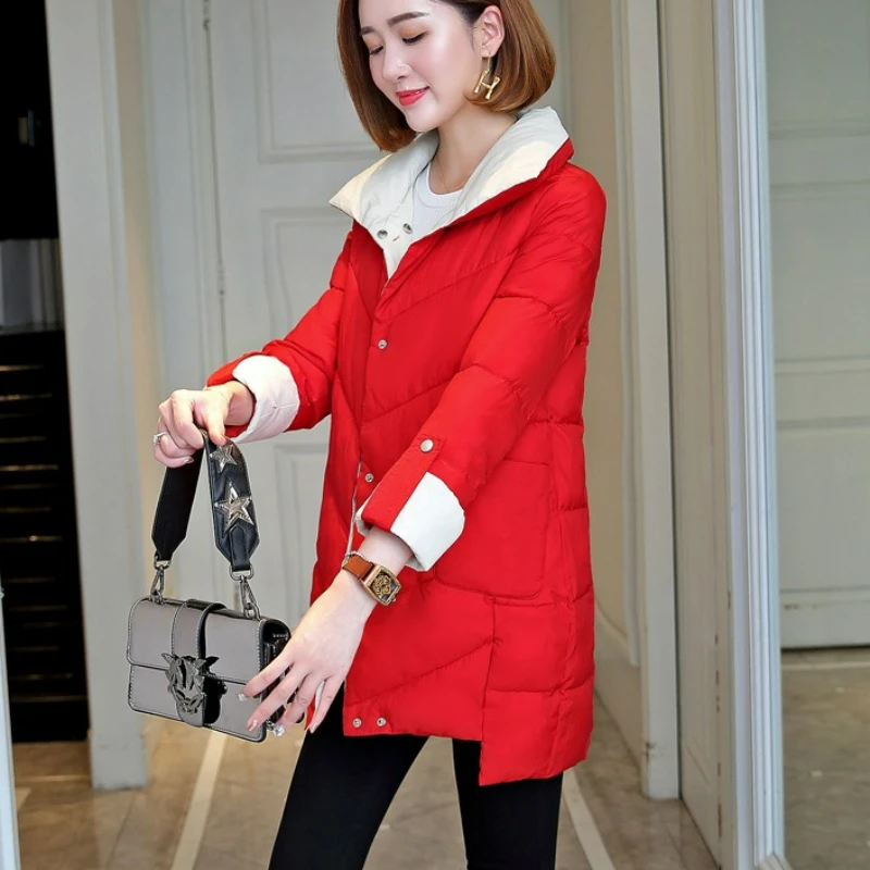 2023 New Women Slim Fit Cotton Coat Winter Jacket Female Stylish Collar Parkas Warm Thick Outwear Mid Length Version Overcoat
2023 New Women Slim Fit Cotton Coat Winter Jacket Female Stylish Collar Parkas Warm Thick Outwear Mid Length Version Overcoat