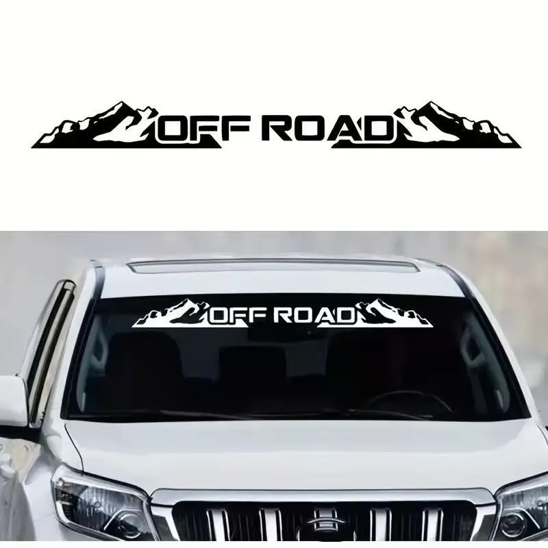 100cm Mountain OFF ROAD Windshield Banner Decal Waterproof 4x4 Offroad Modified Car Sticker For Jeep Wrangler SUV
100cm Mountain OFF ROAD Windshield Banner Decal Waterproof 4x4 Offroad Modified Car Sticker For Jeep Wrangler SUV
