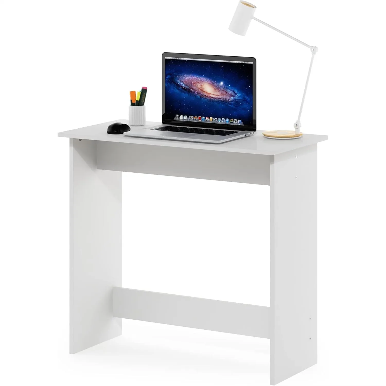 Study Table Computer Desk 31.3 Inch White, Compact Design for Home Office, Sturdy Composite Wood with Rounded Corners
Study Table Computer Desk 31.3 Inch White, Compact Design for Home Office, Sturdy Composite Wood with Rounded Corners