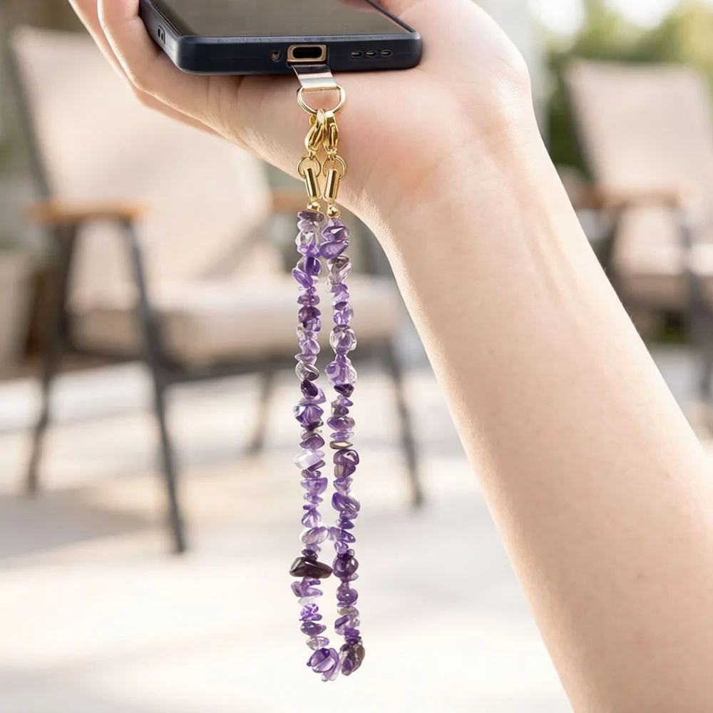 MQIQI Handmade Bead Natural Stone Phone Charm Strap Lanyard Trendy Chain for Cell Phone Strap Pendant Wrist Anti-Lost Accessory
MQIQI Handmade Bead Natural Stone Phone Charm Strap Lanyard Trendy Chain for Cell Phone Strap Pendant Wrist Anti-Lost Accessory