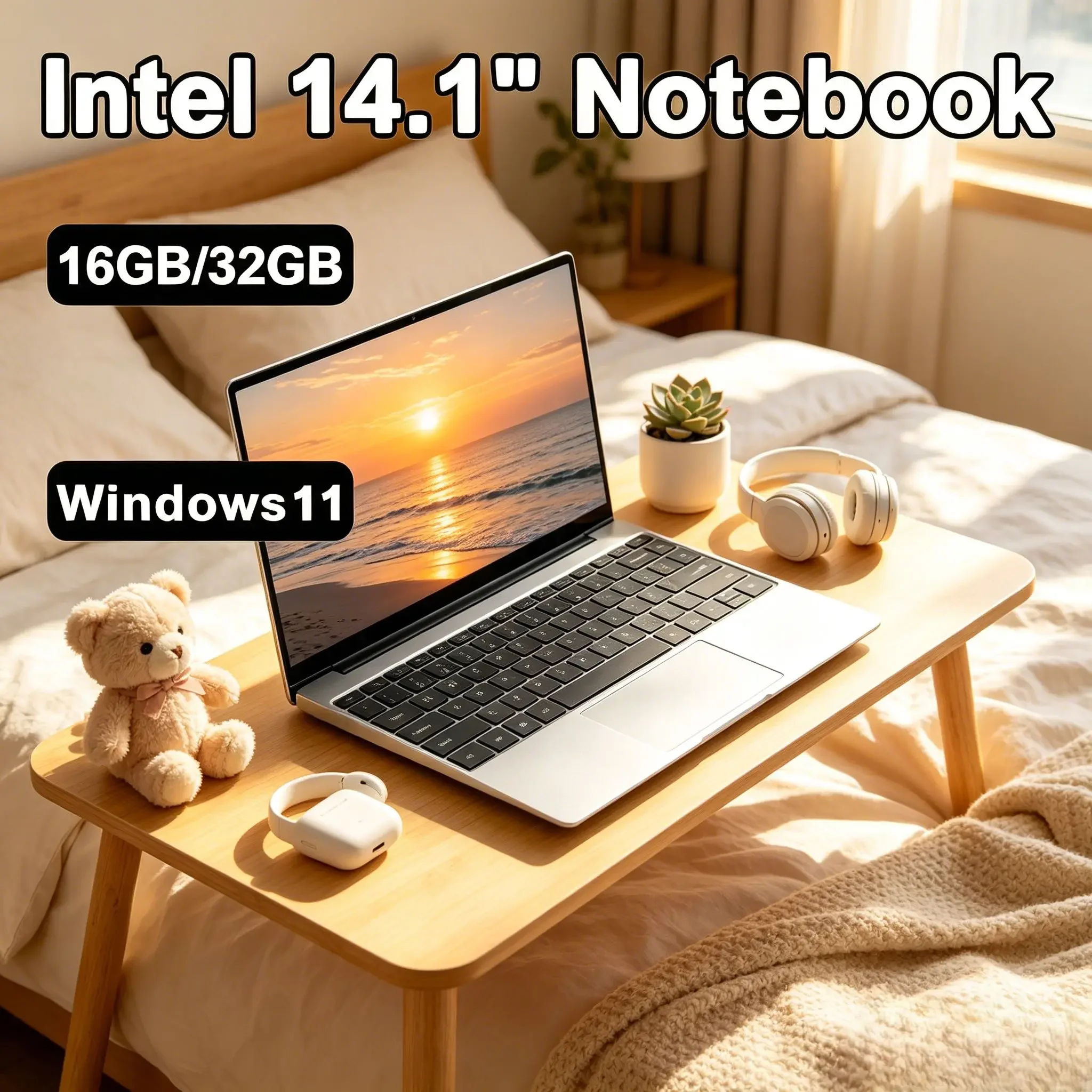 14.1‑Inch Lightweight Slim Laptop Powered by Intel Core 6500Y, 32GB High‑Speed RAM & 2TB Massive Storage,5000mAh, Windows 11
14.1‑Inch Lightweight Slim Laptop Powered by Intel Core 6500Y, 32GB High‑Speed RAM & 2TB Massive Storage,5000mAh, Windows 11