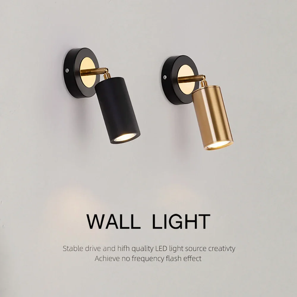 Modern Wall Lamps Bedside Wall Light Black Gold Rotatable Adjustable Reading Spotlight Study Living Room Bedroom Sconce Lighting
Modern Wall Lamps Bedside Wall Light Black Gold Rotatable Adjustable Reading Spotlight Study Living Room Bedroom Sconce Lighting