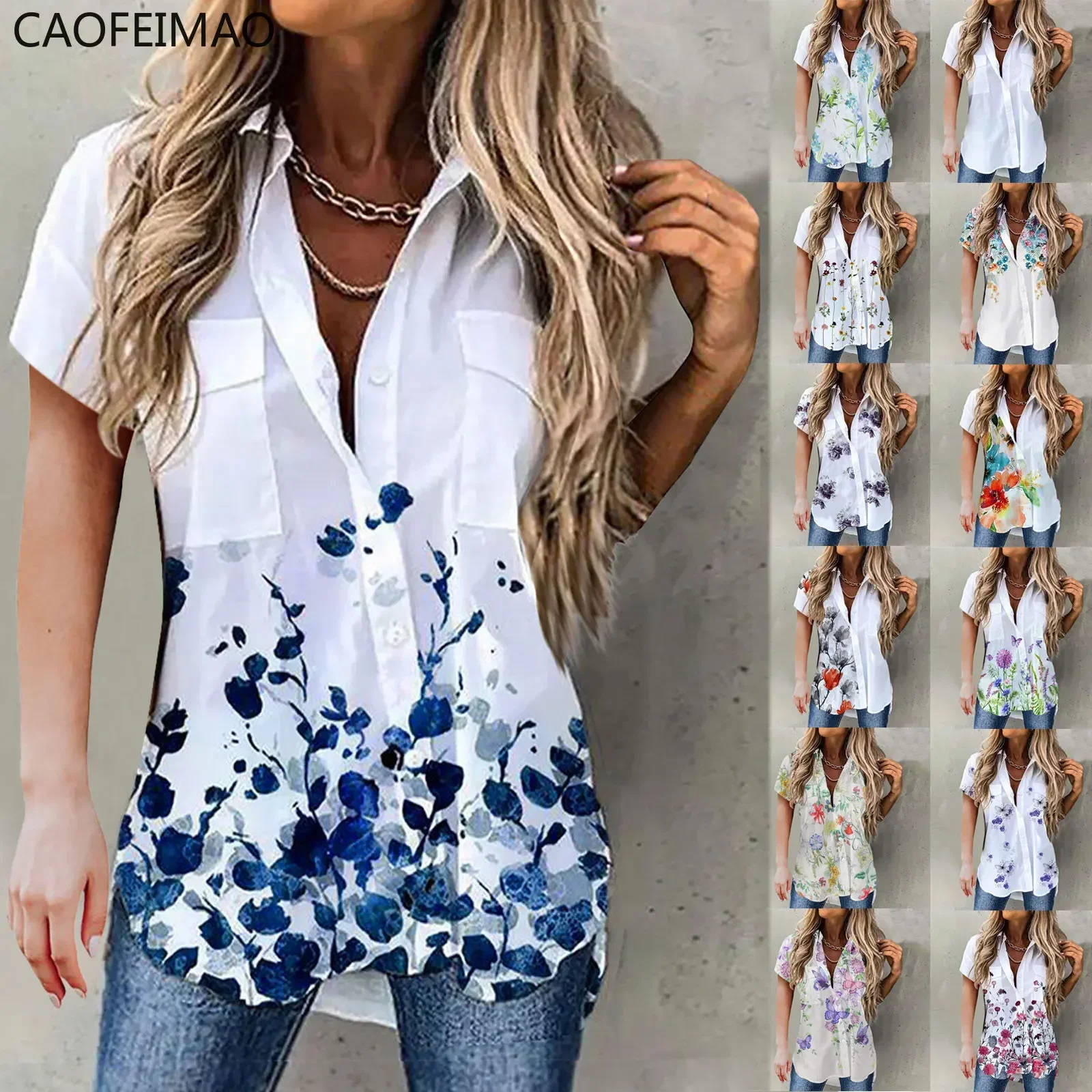 2025 Fashion New Shirt Women Temperament Long-sleeved Woman Shirt Casual Loose Top Printed Pocket Short Sleeve Casual Shirt
2025 Fashion New Shirt Women Temperament Long-sleeved Woman Shirt Casual Loose Top Printed Pocket Short Sleeve Casual Shirt