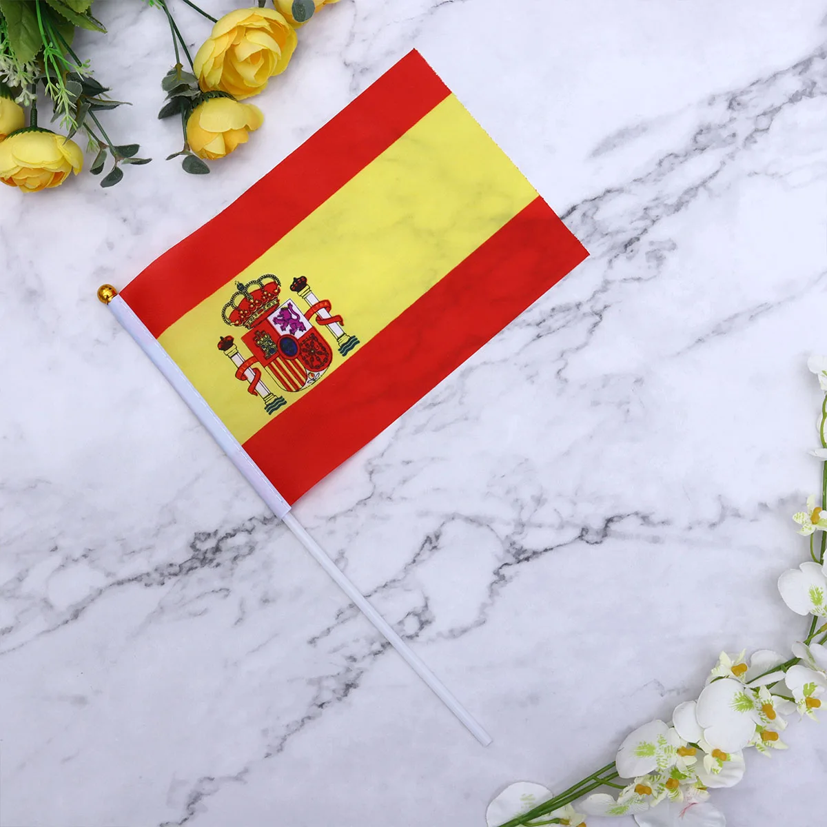 50pcs Hand Held Spain Stick Flags Durable Polyester Country Flags For Party Festival Decoration Lightweight Portable Cheer
50pcs Hand Held Spain Stick Flags Durable Polyester Country Flags For Party Festival Decoration Lightweight Portable Cheer
