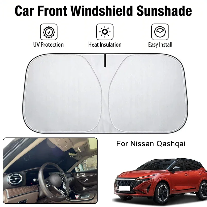 Foldable Car Windshield Sun Shade UV Block Heat Insulation For Nissan Qashqai Interior Protection Accessories
Foldable Car Windshield Sun Shade UV Block Heat Insulation For Nissan Qashqai Interior Protection Accessories