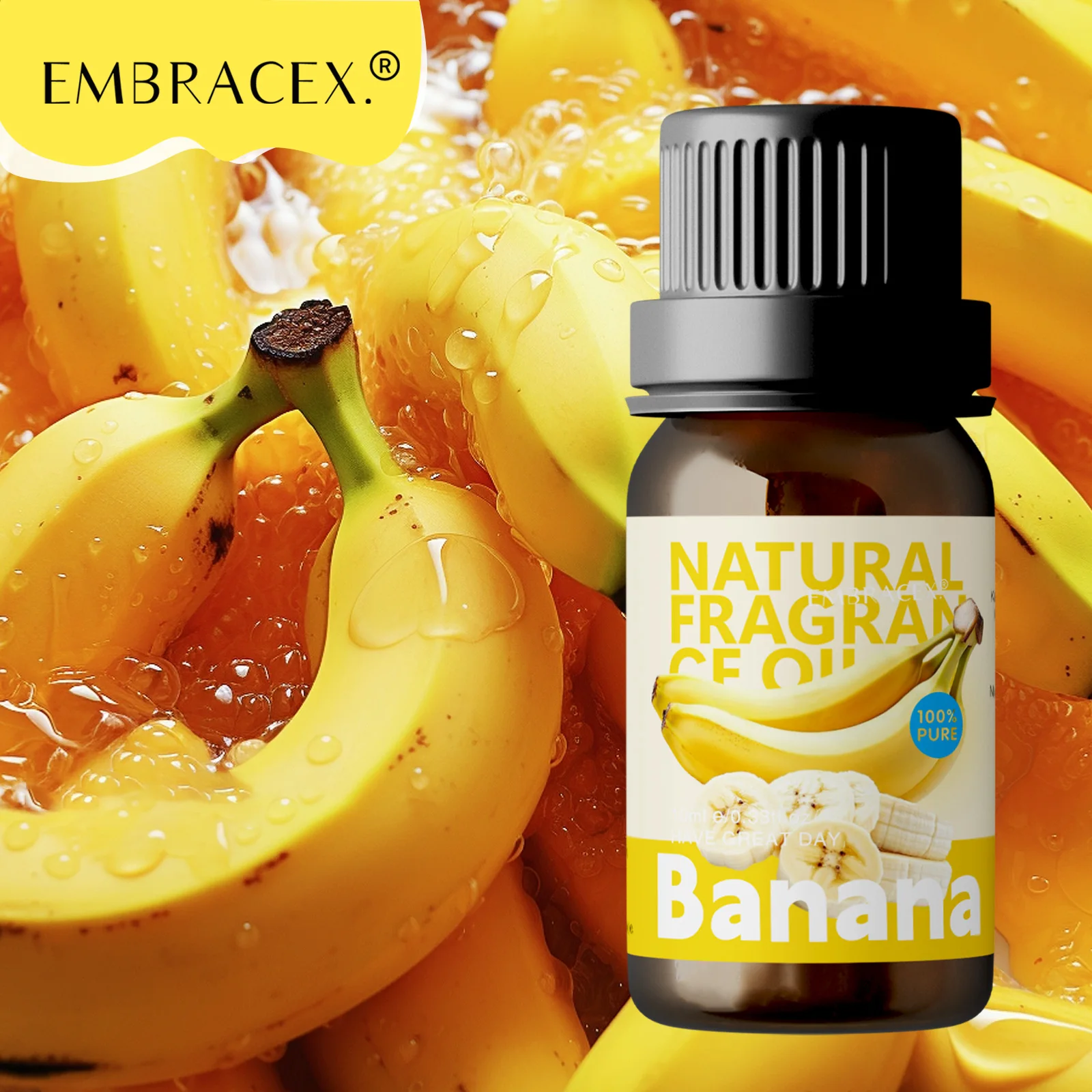 10ml Banana Oil Fragrance Essential Oils Banana Aromatherapy Essential Oils Gifts Home Fragrances candle Making
10ml Banana Oil Fragrance Essential Oils Banana Aromatherapy Essential Oils Gifts Home Fragrances candle Making