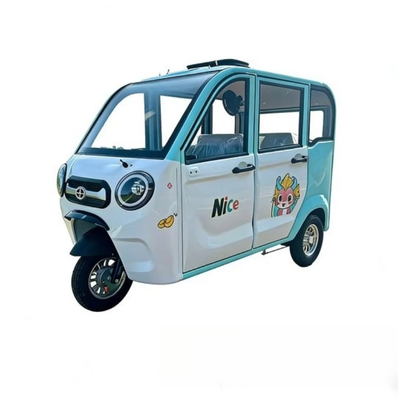 Licensed passenger scooter closed household scooter pick up baby adult battery car electric car three wheels
Licensed passenger scooter closed household scooter pick up baby adult battery car electric car three wheels