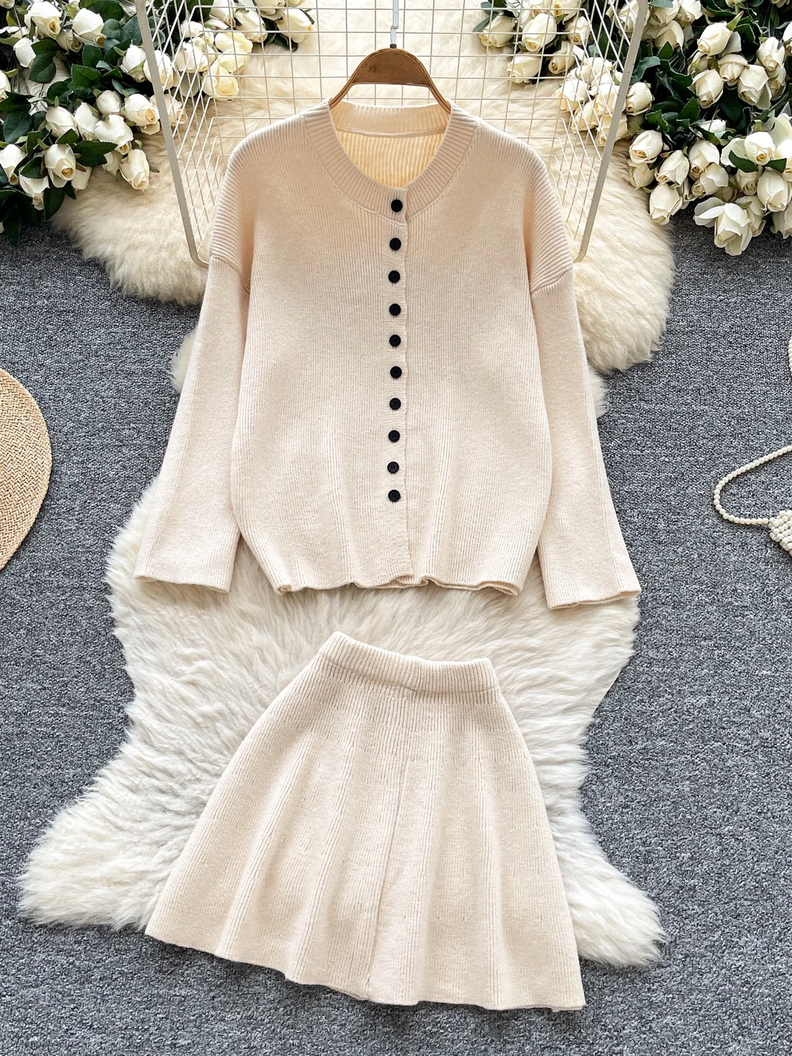 Женская юбка с высокой талией Lazy Sle и трикотаж Long Sve round Ne Свободный крой Топ Faion Комплект осенней одежды
Женская юбка с высокой талией Lazy Sle и трикотаж Long Sve round Ne Свободный крой Топ Faion Комплект осенней одежды