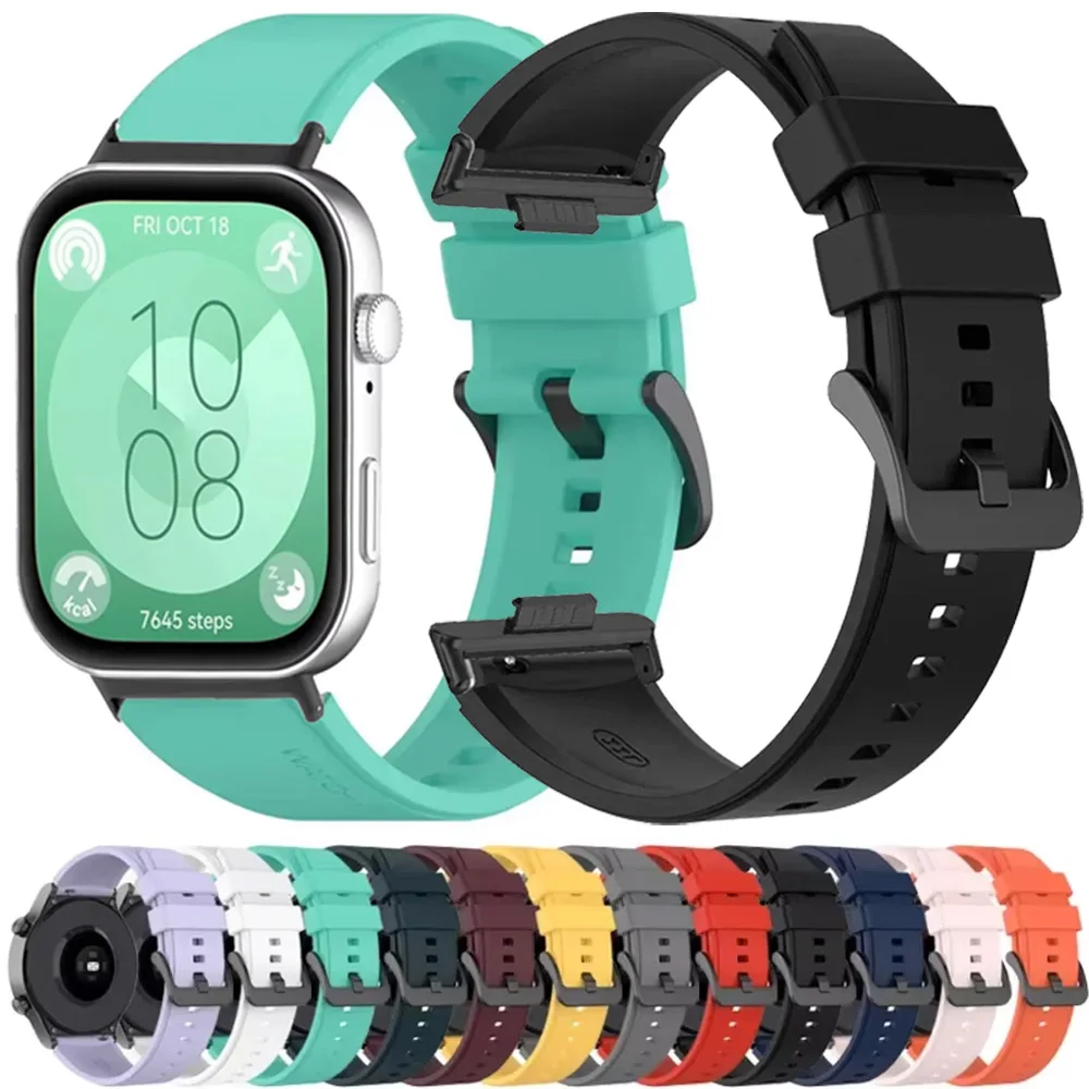 Soft Silicone Strap For Huawei Watch Fit 3 Sports Comfortable Bracelet Belt For Huawei Watch Fit 3 Correa Replaceable Wristband
Soft Silicone Strap For Huawei Watch Fit 3 Sports Comfortable Bracelet Belt For Huawei Watch Fit 3 Correa Replaceable Wristband