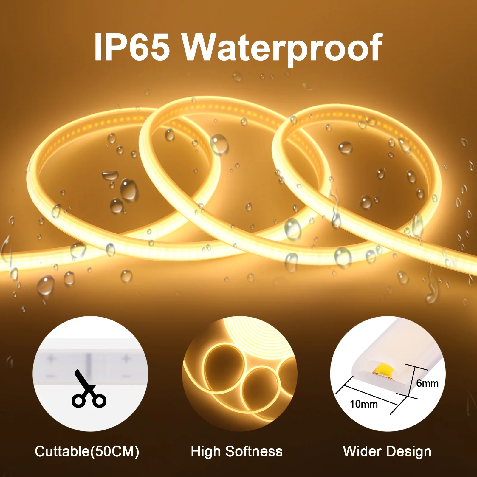 COB Neon Light with Switch Plug 220V 288Leds/M Waterproof Diode Tape White Red Blue Pink LED Ribbon Rope Linear Lighting
COB Neon Light with Switch Plug 220V 288Leds/M Waterproof Diode Tape White Red Blue Pink LED Ribbon Rope Linear Lighting