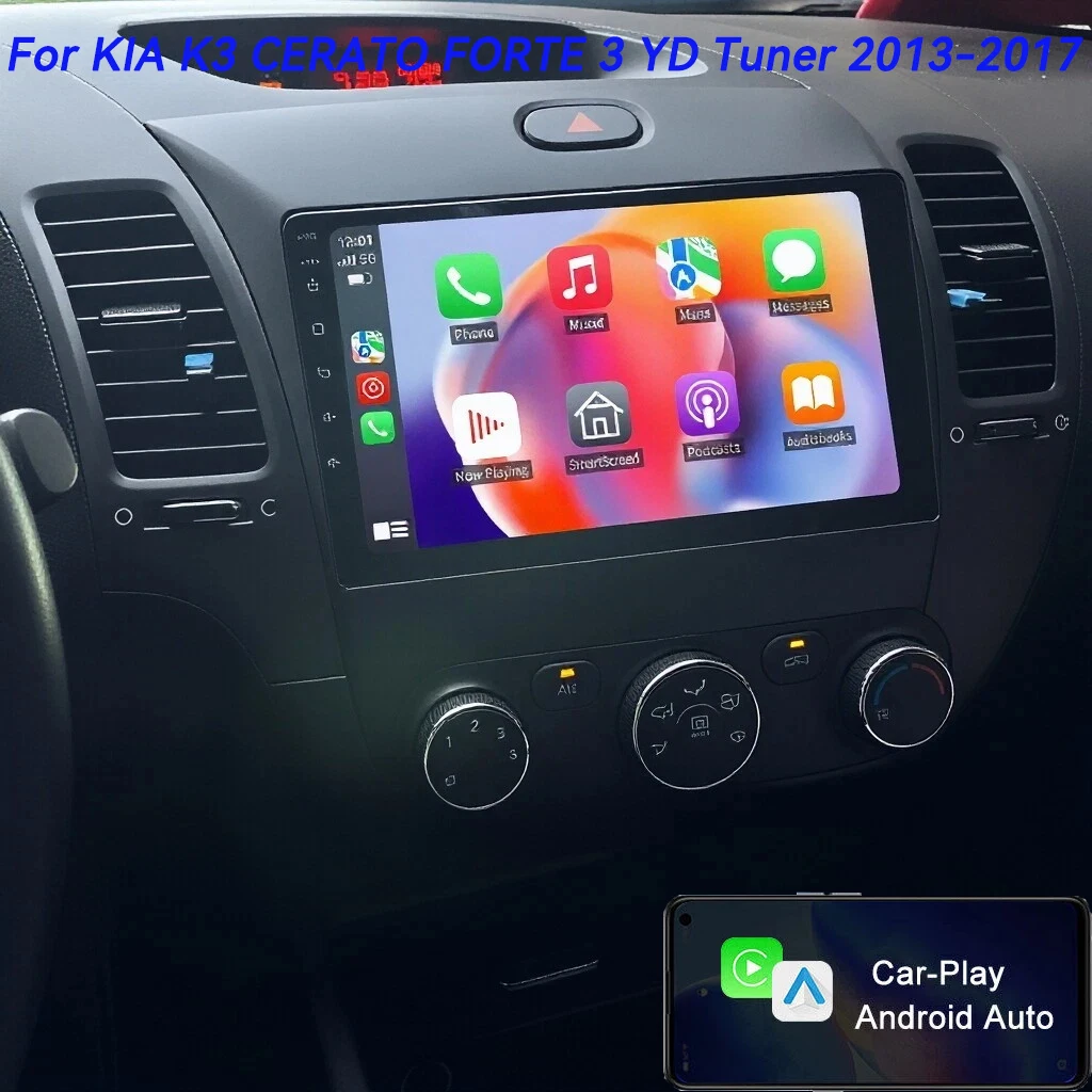 Android 16 Carplay Auto For KIA K3 CERATO FORTE 3 YD Tuner 2013 2014 - 2017 Car Radio video Player Multimedia WIFI+4G GPS Navi
Android 16 Carplay Auto For KIA K3 CERATO FORTE 3 YD Tuner 2013 2014 - 2017 Car Radio video Player Multimedia WIFI+4G GPS Navi