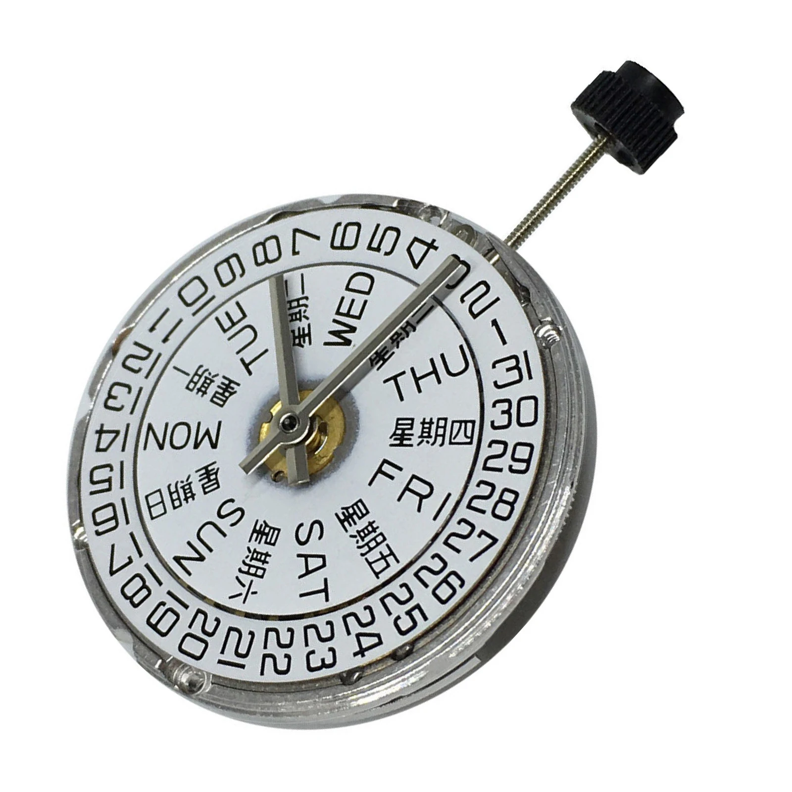 White Day/Date@3 2836-2 Automatic Watch Movement For ETA 2836-2 SELLITA SW220 Mechanical Movement Replacement 28800Bph
White Day/Date@3 2836-2 Automatic Watch Movement For ETA 2836-2 SELLITA SW220 Mechanical Movement Replacement 28800Bph