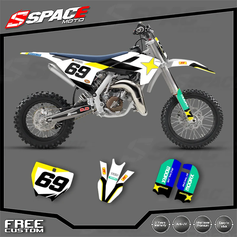 SPACE For Husqvarna TC65 2016-2023 Motorcycle Graphics Background Decal Stickers Kits Number Name Custom
SPACE For Husqvarna TC65 2016-2023 Motorcycle Graphics Background Decal Stickers Kits Number Name Custom