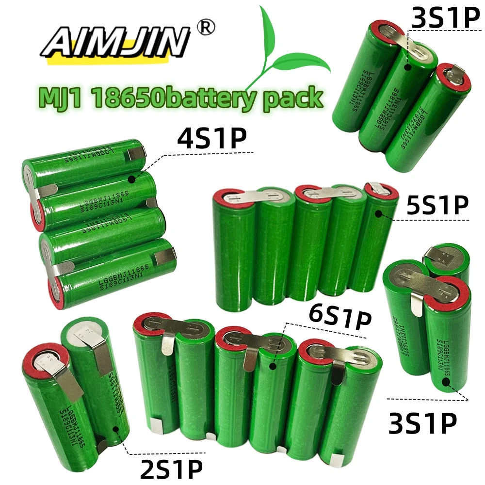 7.4 V-24V 3500mAh MJ1 18650 Lithium-Ion - Custom battery package, welding battery 2S1P 3S1P 4S1P 5S1P 6S1P
7.4 V-24V 3500mAh MJ1 18650 Lithium-Ion - Custom battery package, welding battery 2S1P 3S1P 4S1P 5S1P 6S1P