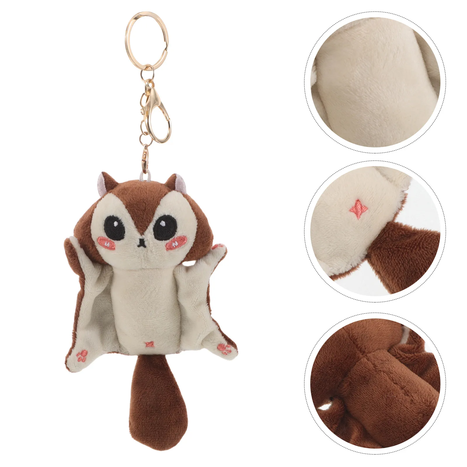 Мягкая плюшевая подвеска-брелок в виде летучей белки для рюкзака, сумки, ключей, милый брелок-фигурка животного
Мягкая плюшевая подвеска-брелок в виде летучей белки для рюкзака, сумки, ключей, милый брелок-фигурка животного