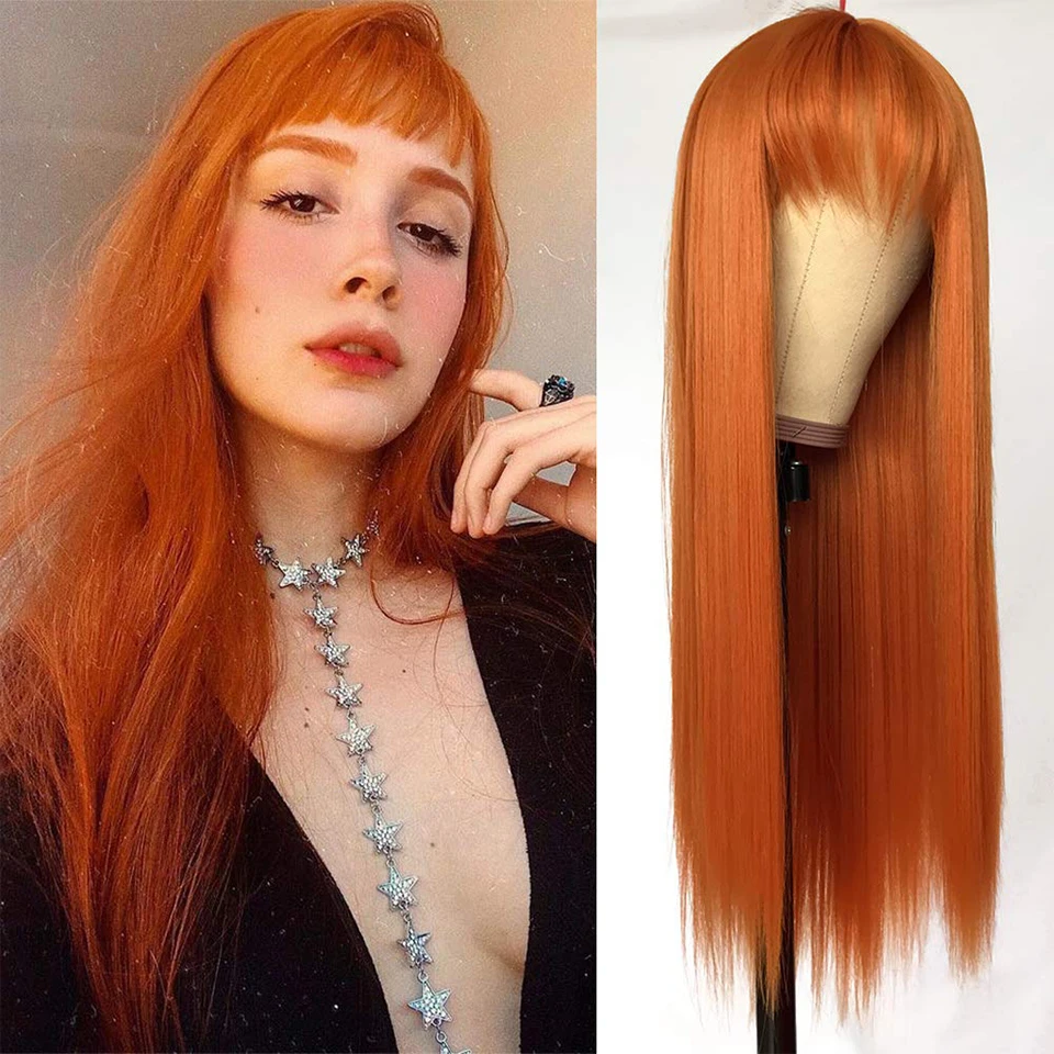 Rebecca Straight Human Hair Wigs wear to go with BangsColored Remy Brazilian Wig Orange Brown Blonde Wigs For Black Women
Rebecca Straight Human Hair Wigs wear to go with BangsColored Remy Brazilian Wig Orange Brown Blonde Wigs For Black Women