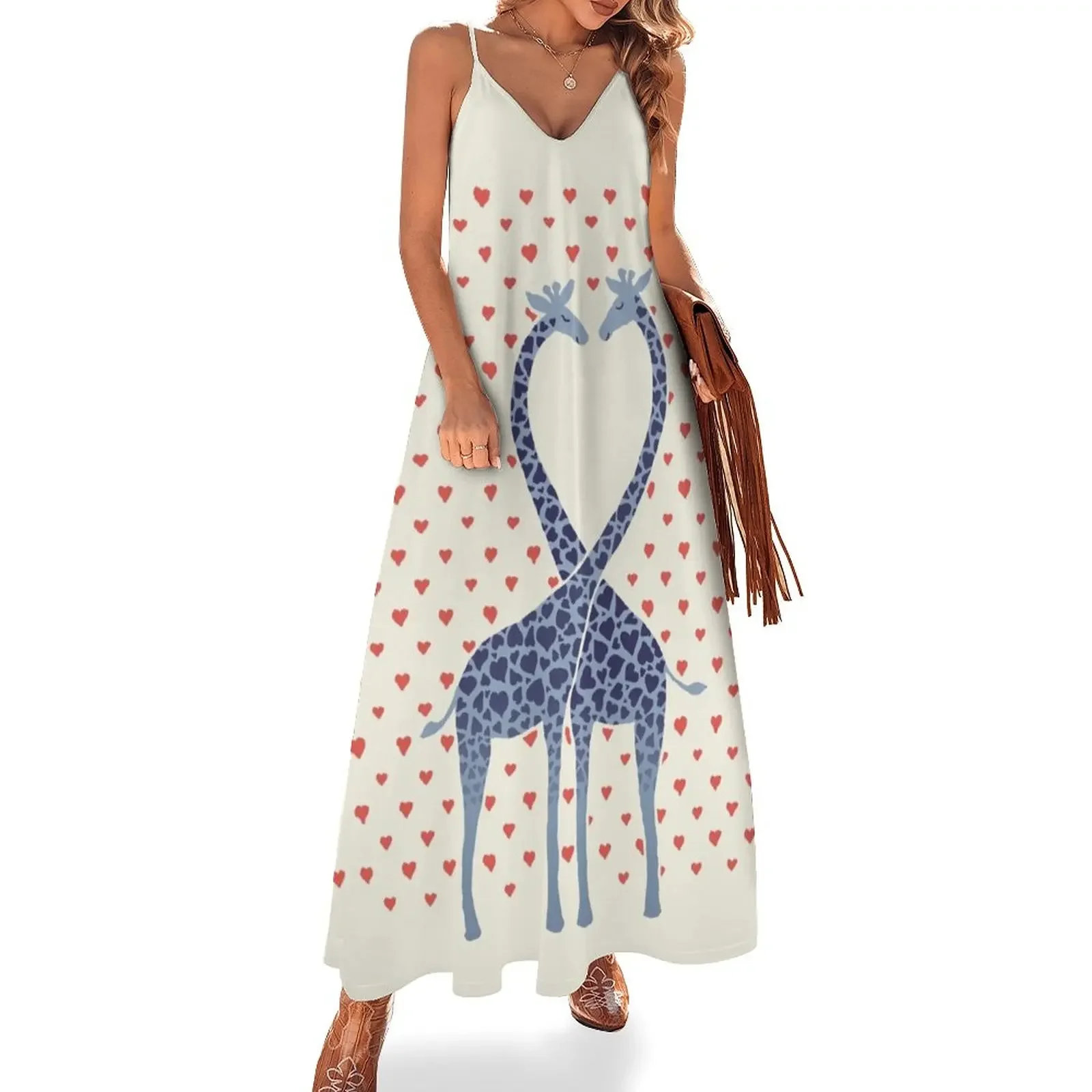 Giraffes in Love - A Valentine's Day Illustration Sleeveless Dress sexy dress women's summer dresses 2025 Dress
Giraffes in Love - A Valentine's Day Illustration Sleeveless Dress sexy dress women's summer dresses 2025 Dress