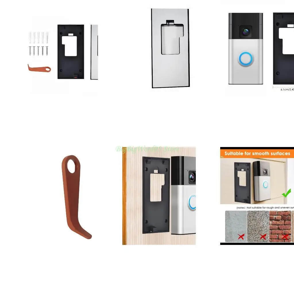 24TE Регулируемый кронштейн для крепления дверного звонка, сменные аксессуары для видеодверного звонка
24TE Регулируемый кронштейн для крепления дверного звонка, сменные аксессуары для видеодверного звонка