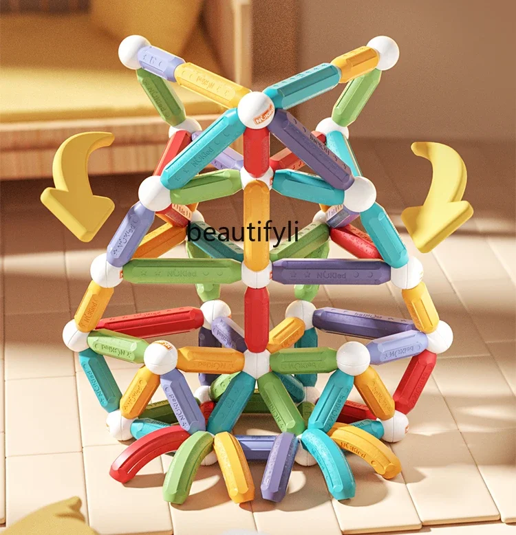 Variety of magnetic rod building blocks for baby boys and girls strong magnet splicing educational toys magnetic pieces
Variety of magnetic rod building blocks for baby boys and girls strong magnet splicing educational toys magnetic pieces