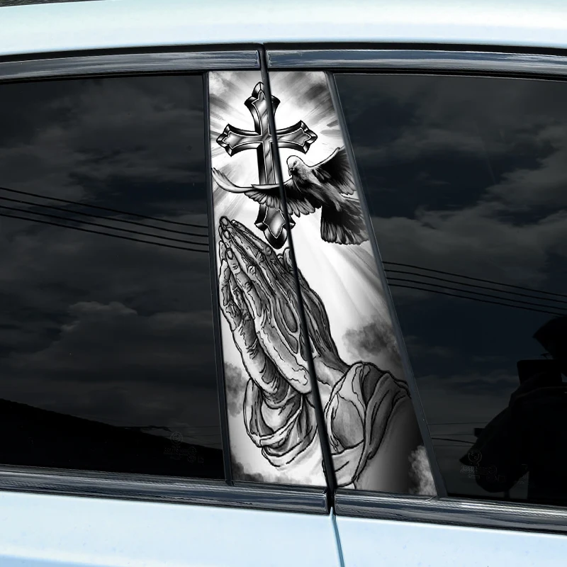 1PC Christian Cross Car Stickers Auto B Pillar Waterproof Decoration Cover Scratches DIY Car Doors Pillar Sunscreen Vinyl Decals
1PC Christian Cross Car Stickers Auto B Pillar Waterproof Decoration Cover Scratches DIY Car Doors Pillar Sunscreen Vinyl Decals