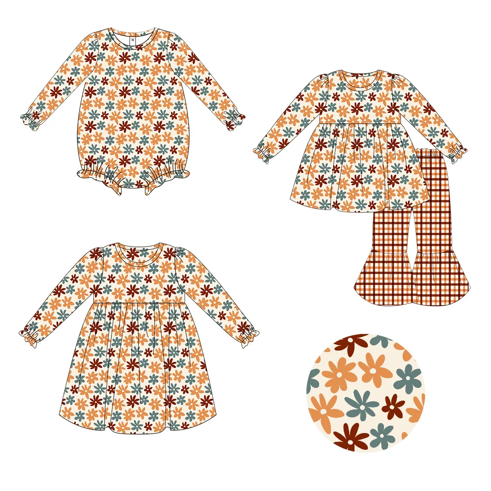 Autumn Hot Sale Toddler Clothing Baby Girl Long Sleeve Suit Flower Print Customized Milk Silk Clothing
Autumn Hot Sale Toddler Clothing Baby Girl Long Sleeve Suit Flower Print Customized Milk Silk Clothing
