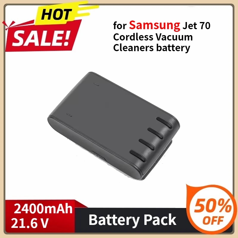 VCA-SBT90 Battery for Samsung Jet 70 Cordless Vacuum Cleaners 2400 AH 21.6 V Battery
VCA-SBT90 Battery for Samsung Jet 70 Cordless Vacuum Cleaners 2400 AH 21.6 V Battery