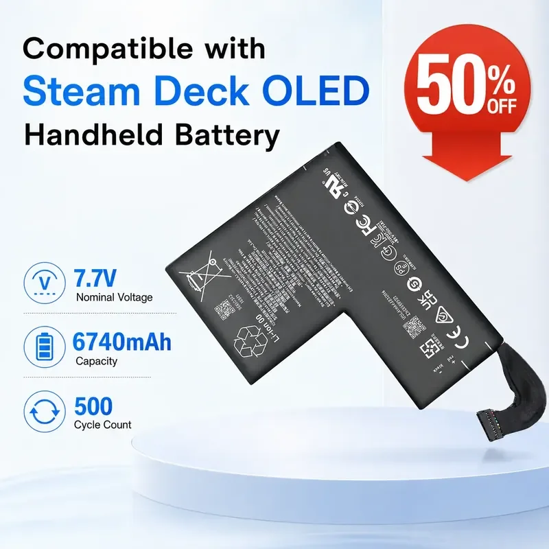 For Steam Deck OLED F7G Replacement Battery
For Steam Deck OLED F7G Replacement Battery