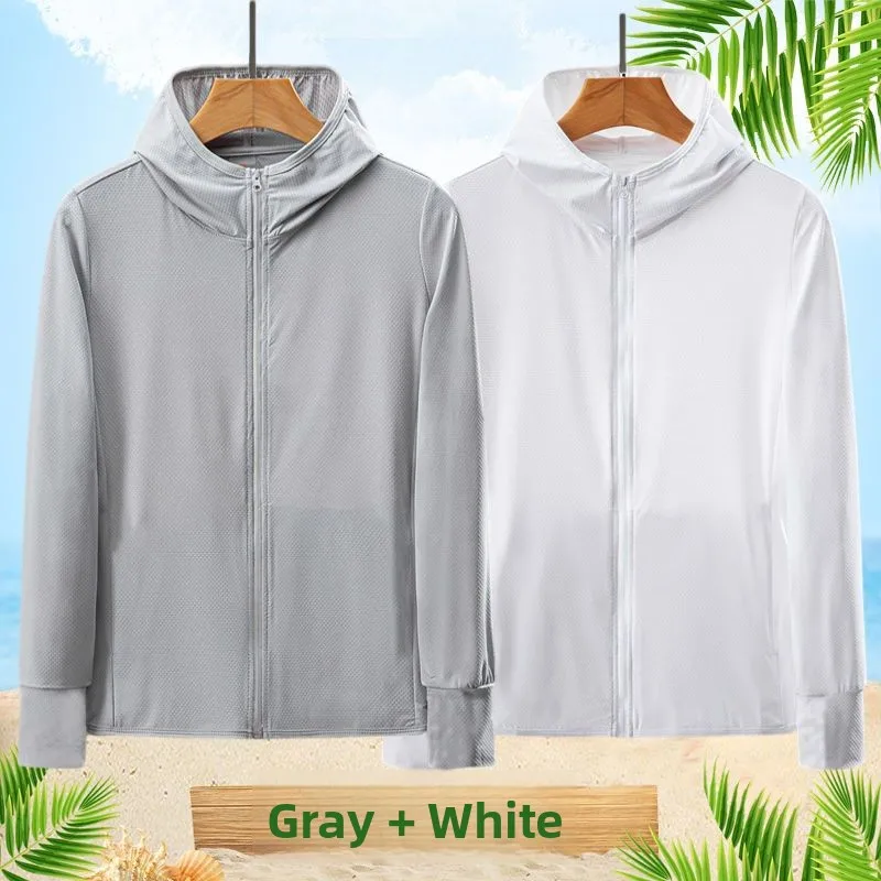 High-Quality Ice Silk Men's Summer Sun Protection Ultra-Thin Breathable Fishing Windbreaker Jacket Outdoor Sports Coat for Me...
High-Quality Ice Silk Men's Summer Sun Protection Ultra-Thin Breathable Fishing Windbreaker Jacket Outdoor Sports Coat for Me...