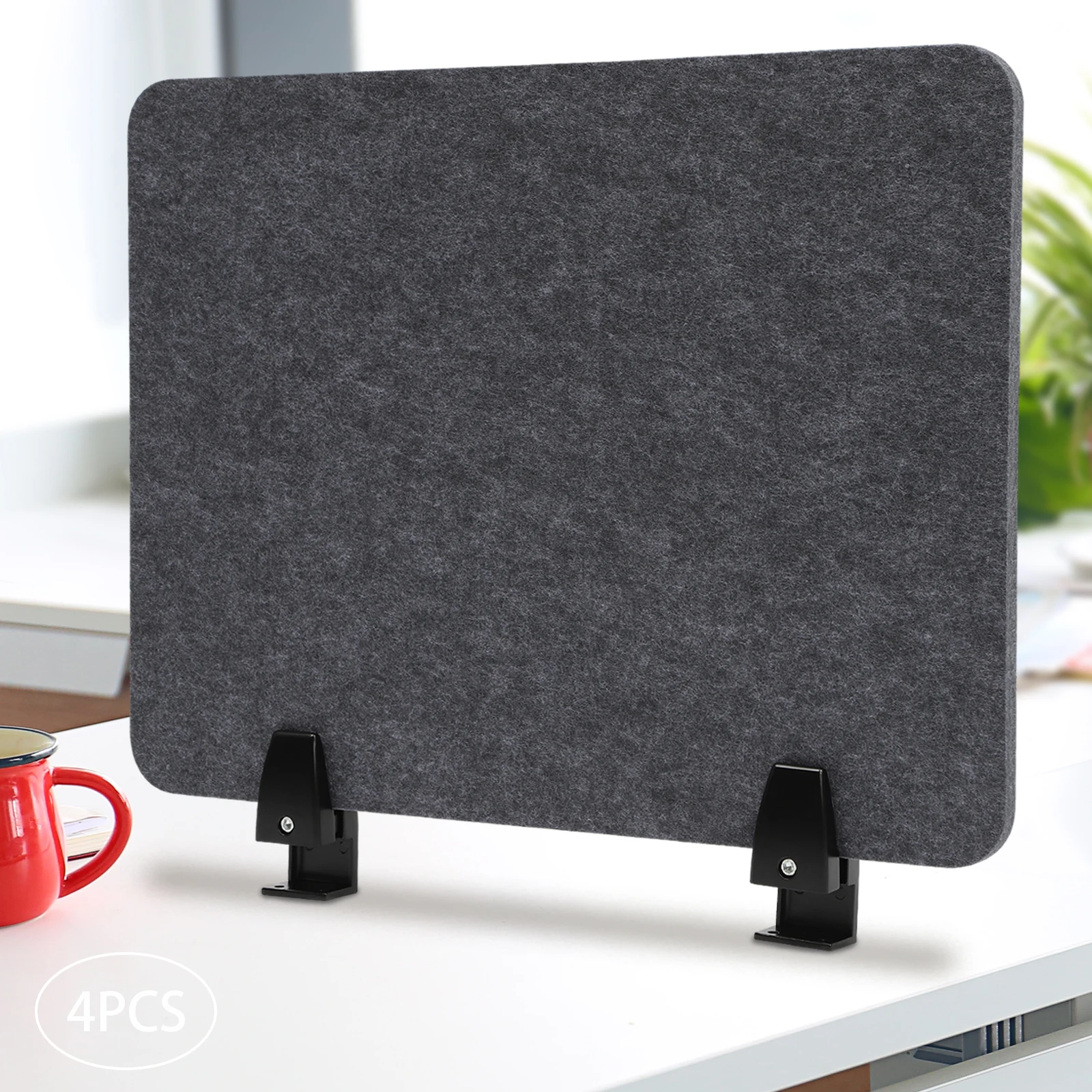 4Pcs 20.9*16in Stand Up Desk Store Raw Clamp-On Acoustic Desk Divider Mounted Privacy Desktop Mounting
4Pcs 20.9*16in Stand Up Desk Store Raw Clamp-On Acoustic Desk Divider Mounted Privacy Desktop Mounting