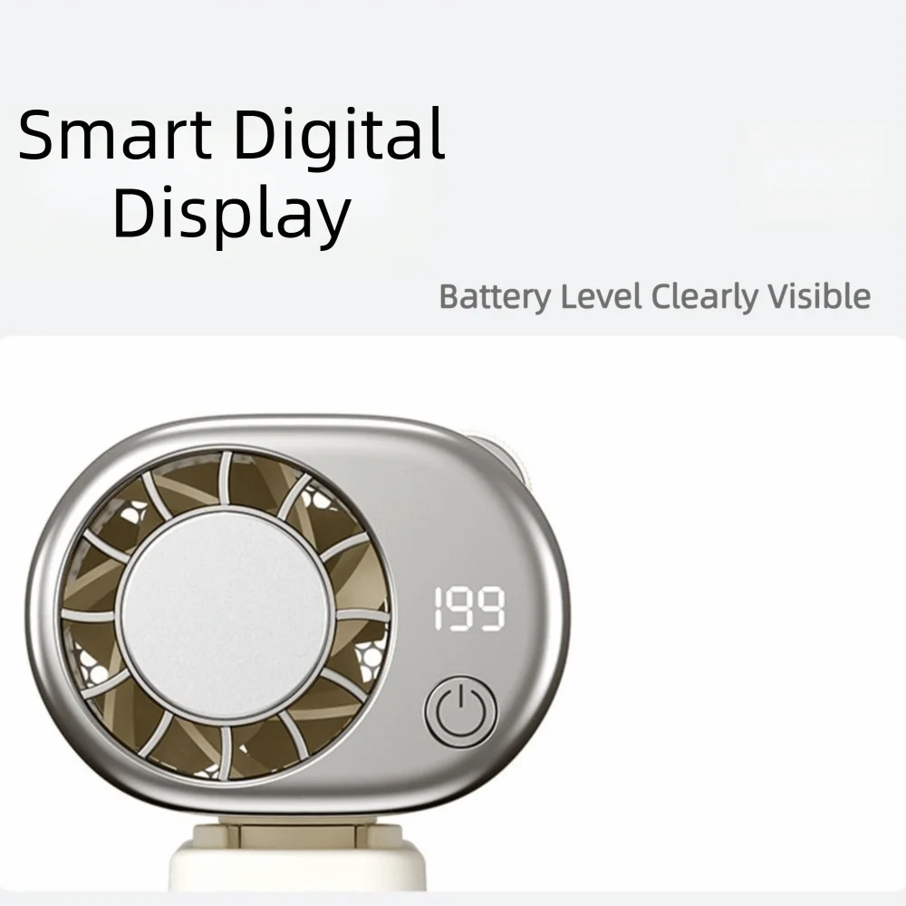 Turbo 199 Speeds Adjustable Mini Electric Fan Portable Digital Display Hand-held Fan Hands-Free 360° Rotation Clip on Fan Car
Turbo 199 Speeds Adjustable Mini Electric Fan Portable Digital Display Hand-held Fan Hands-Free 360° Rotation Clip on Fan Car