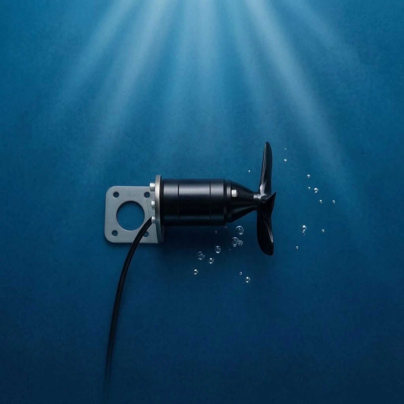 Underwater Thruster 24 V ROV Thruster Propulsion Uni-Directional Black Subsea Drive Uni-Directional Freshwater Use
Underwater Thruster 24 V ROV Thruster Propulsion Uni-Directional Black Subsea Drive Uni-Directional Freshwater Use