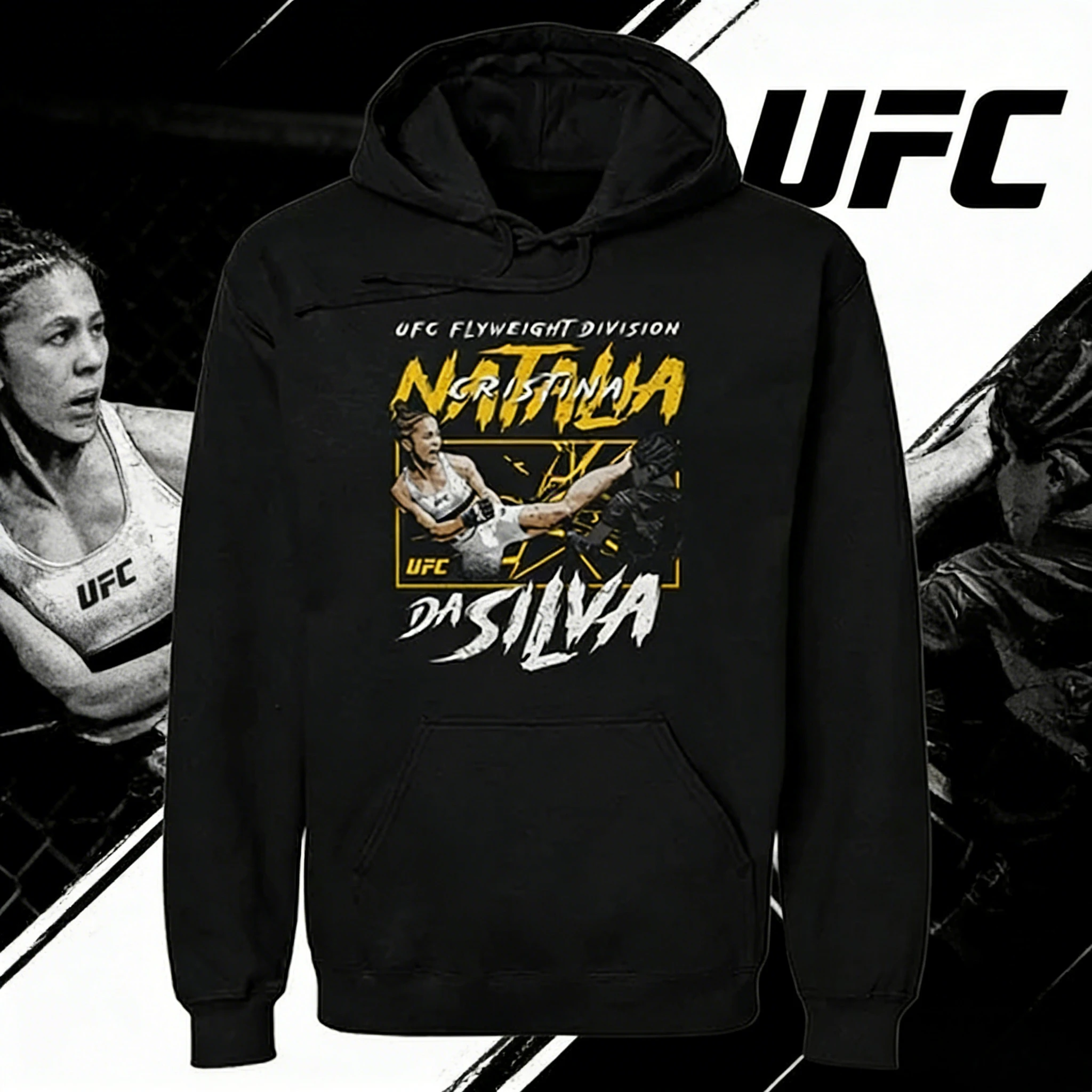 UFC Natalia Da Silva Theme 2025-26 Осень/Зима из чистого хлопка 100% свободная повседневная модная толстовка с капюшоном подходит для мужчин и женщин
UFC Natalia Da Silva Theme 2025-26 Осень/Зима из чистого хлопка 100% свободная повседневная модная толстовка с капюшоном подходит для мужчин и женщин