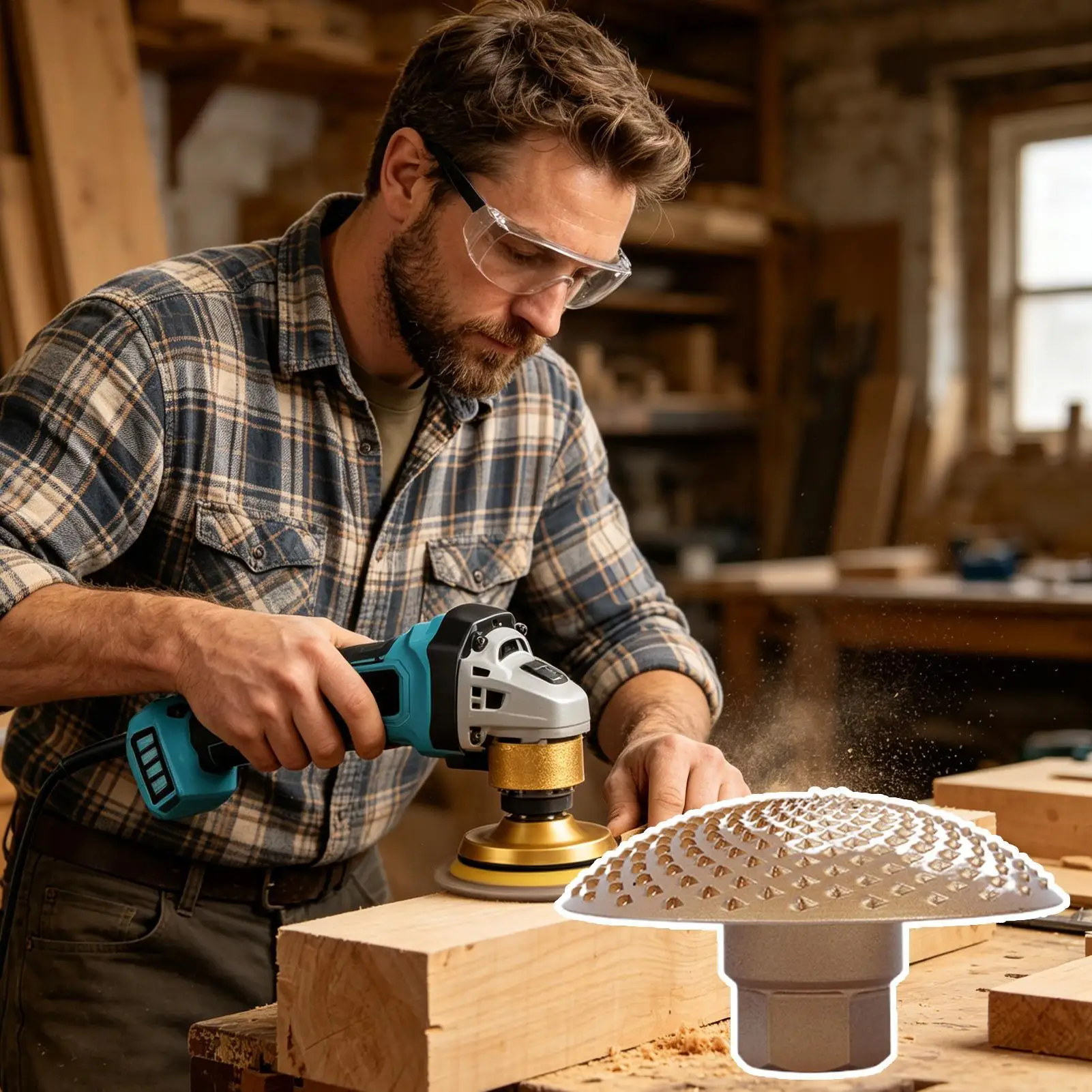 Angle Grinder Sanding Attachment Sanding Arc-Shaped Head Accessories Curved Angle Grinder Head For Woodworking Carpentry Cabinet
Angle Grinder Sanding Attachment Sanding Arc-Shaped Head Accessories Curved Angle Grinder Head For Woodworking Carpentry Cabinet