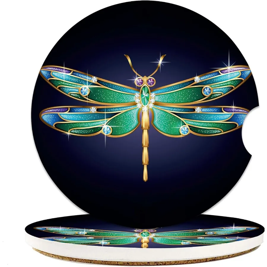 Автомобильные подставки Jewel Dragonfly для подстаканников - впитывающая керамика с пробковой спинкой - аксессуары Gts для мужчин и женщин, 2 шт., универсальный муравьи
Автомобильные подставки Jewel Dragonfly для подстаканников - впитывающая керамика с пробковой спинкой - аксессуары Gts для мужчин и женщин, 2 шт., универсальный муравьи