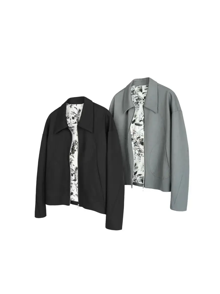 Retro American Boxy ort Wide Jaet Men's Autumn Winter Zipper Coat Women's Sle Thiened Texture Inner Pattern Floral
Retro American Boxy ort Wide Jaet Men's Autumn Winter Zipper Coat Women's Sle Thiened Texture Inner Pattern Floral