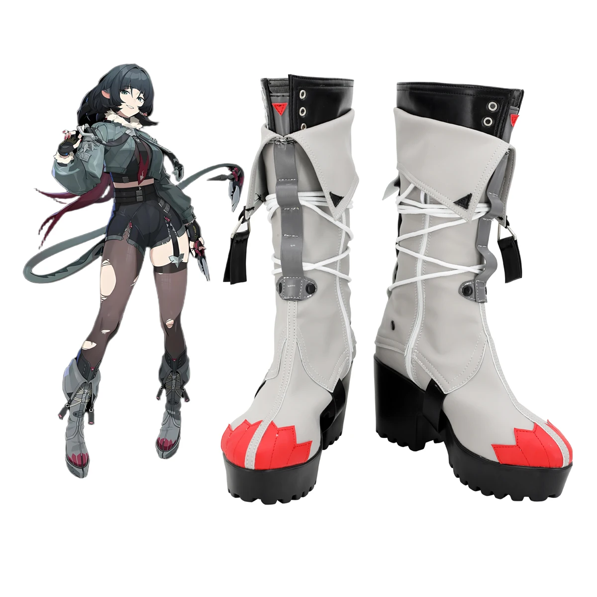 Custom Jane Doe Cosplay Shoes Zenless Zone Zero ZZZ Agent Boots Any Size for Unisex
Custom Jane Doe Cosplay Shoes Zenless Zone Zero ZZZ Agent Boots Any Size for Unisex