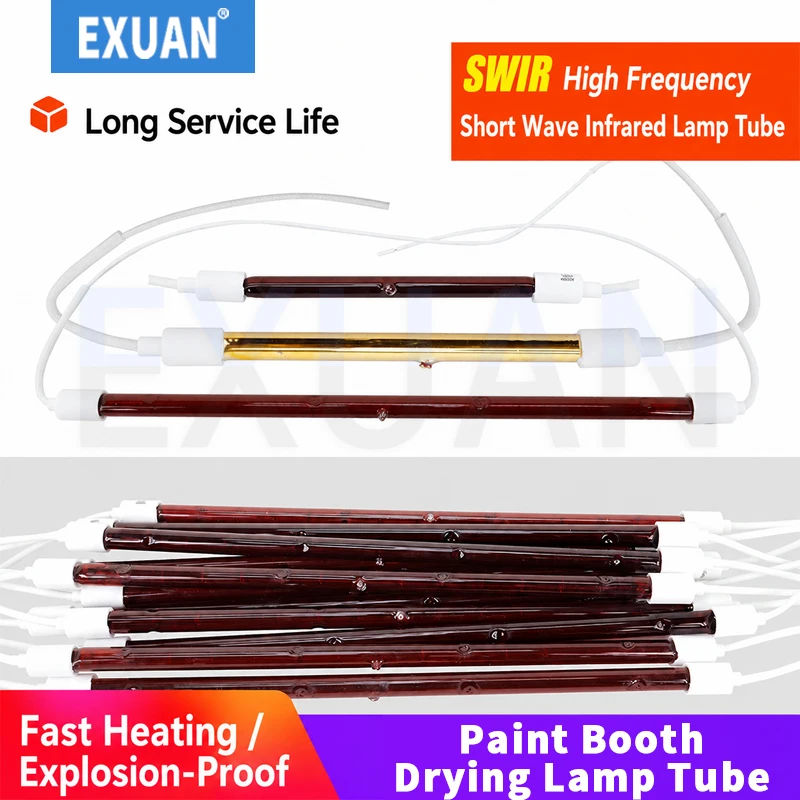 1250W/1300W/1500W Infrared Lamp Tube High Frequency Shortwave Infrared Lamp Tube Car Paint Baking Lamp Heating Tube For Car Baki
1250W/1300W/1500W Infrared Lamp Tube High Frequency Shortwave Infrared Lamp Tube Car Paint Baking Lamp Heating Tube For Car Baki