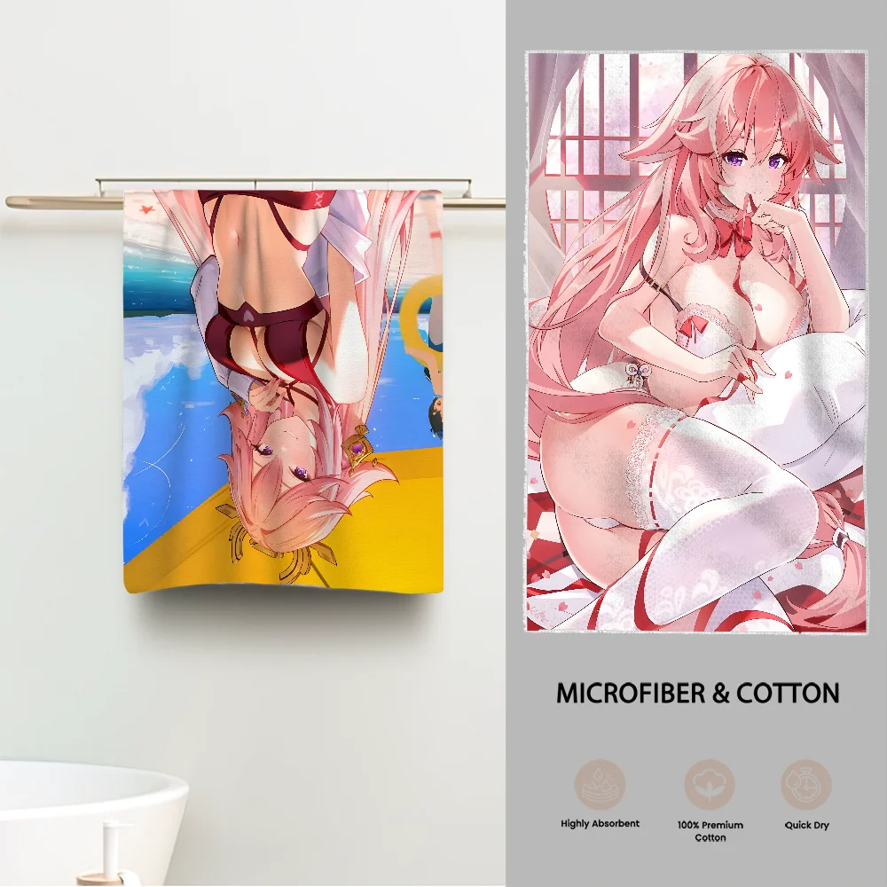 Yae Miko Genshin Impact Luxury Bathroom Hand Towels One Side Cotton One Side Microfiber Personalized Gift Dropshipping
Yae Miko Genshin Impact Luxury Bathroom Hand Towels One Side Cotton One Side Microfiber Personalized Gift Dropshipping