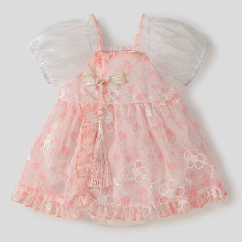 Summer Newborn Items Girls Clothes China Style Cute Flowers Short Sleeve Mesh Cotton Bodysuits & One-Pieces Baby Stuff BC1928
Summer Newborn Items Girls Clothes China Style Cute Flowers Short Sleeve Mesh Cotton Bodysuits & One-Pieces Baby Stuff BC1928