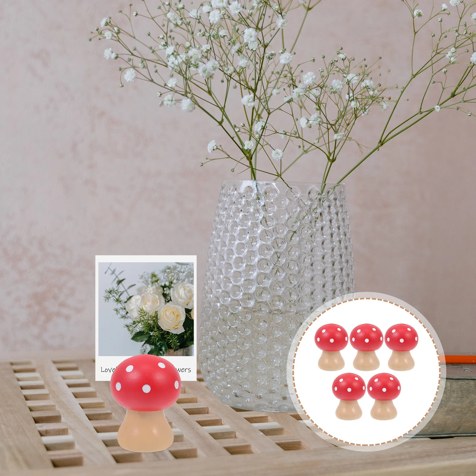 5Pcs Mushroom Head Photo Clip Creative Note Clamps Holder Wedding Message Display Business Cards Memo Clip Desktop Decoration
5Pcs Mushroom Head Photo Clip Creative Note Clamps Holder Wedding Message Display Business Cards Memo Clip Desktop Decoration