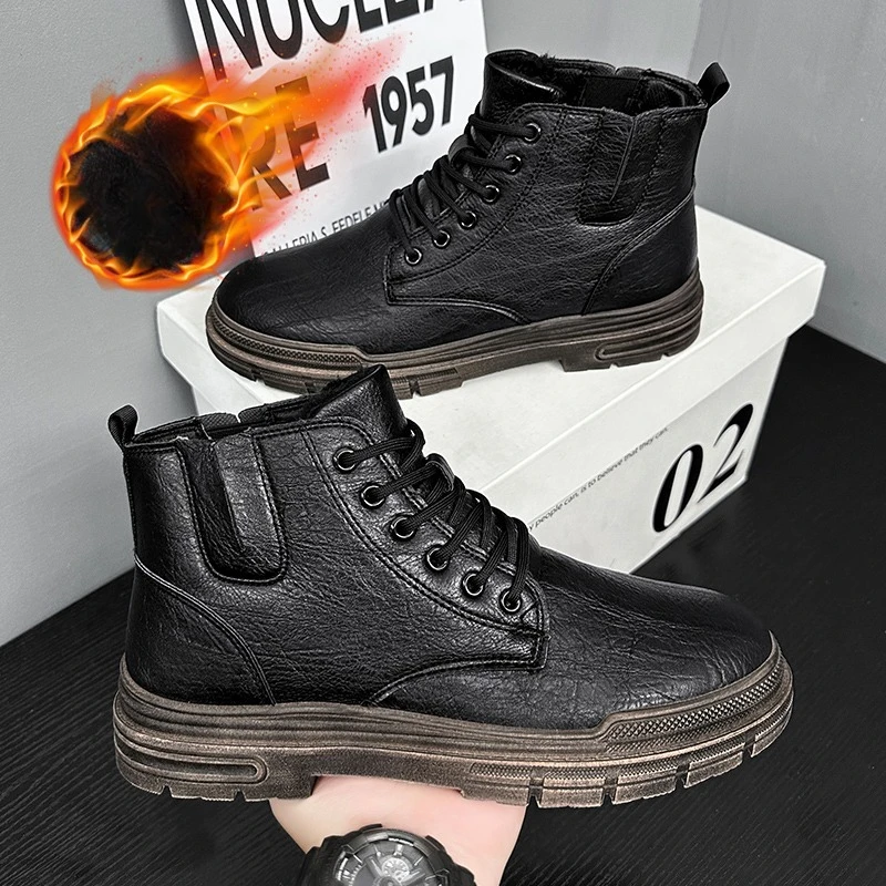 Мужские зимние ботинки, повседневная зимняя обувь до щиколотки, ковбойская боевая тактическая кожаная обувь «Челси», мотоциклетная уличная походная работа, роскошный дизайнер
Мужские зимние ботинки, повседневная зимняя обувь до щиколотки, ковбойская боевая тактическая кожаная обувь «Челси», мотоциклетная уличная походная работа, роскошный дизайнер