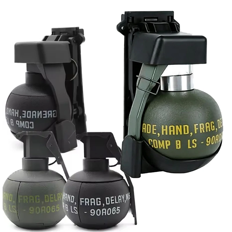 UU Grenade Model Toy Pull Ring Impact Grenade with 1 Bag Ammo, Tactical Airsoft Paintball Fun Toy for Adults Outdoor CS Game
UU Grenade Model Toy Pull Ring Impact Grenade with 1 Bag Ammo, Tactical Airsoft Paintball Fun Toy for Adults Outdoor CS Game
