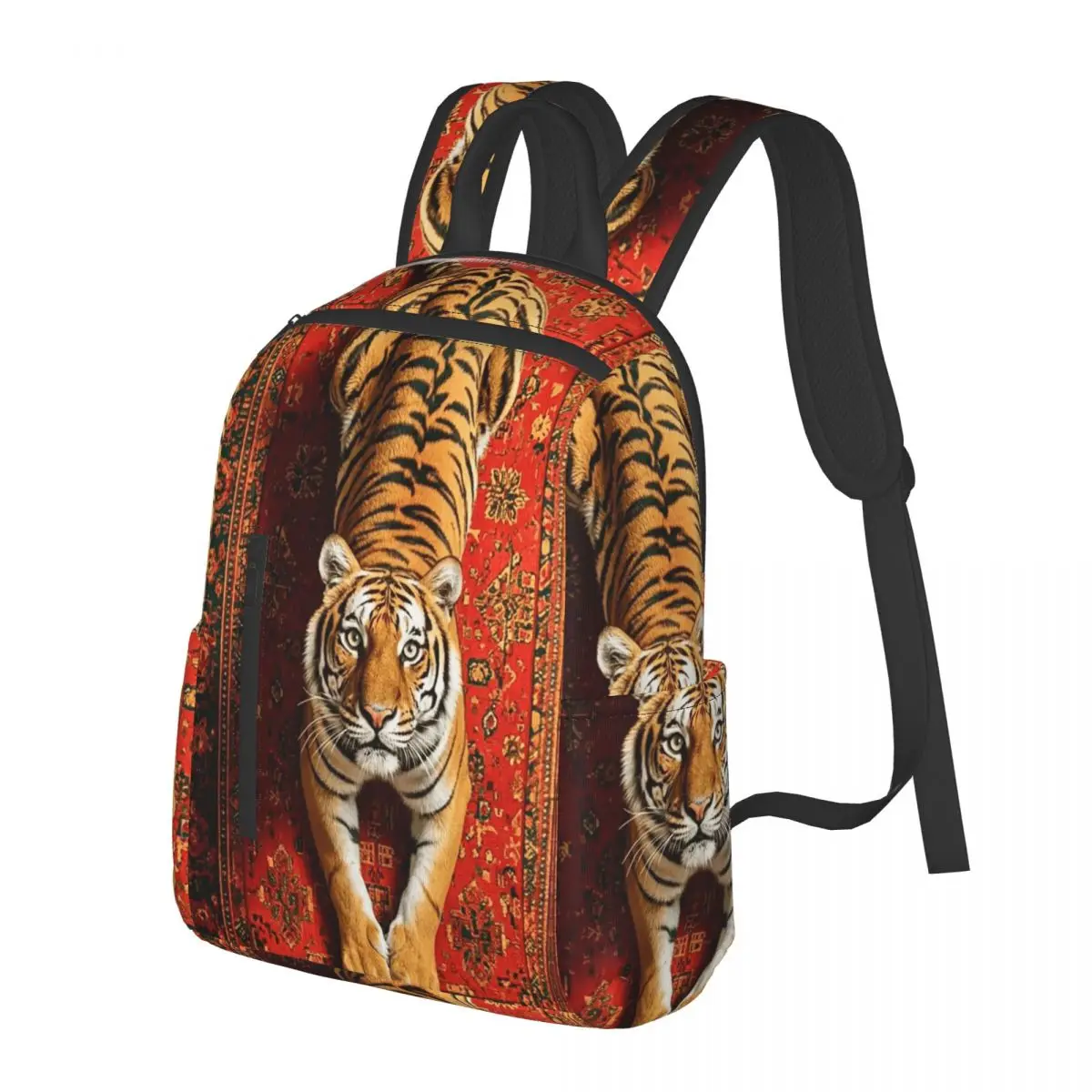 Realistic Tiger Print Design Student Backpack School Bag Hiking Travel Daypack for Men Women Bookbag Shoulder Bags
Realistic Tiger Print Design Student Backpack School Bag Hiking Travel Daypack for Men Women Bookbag Shoulder Bags
