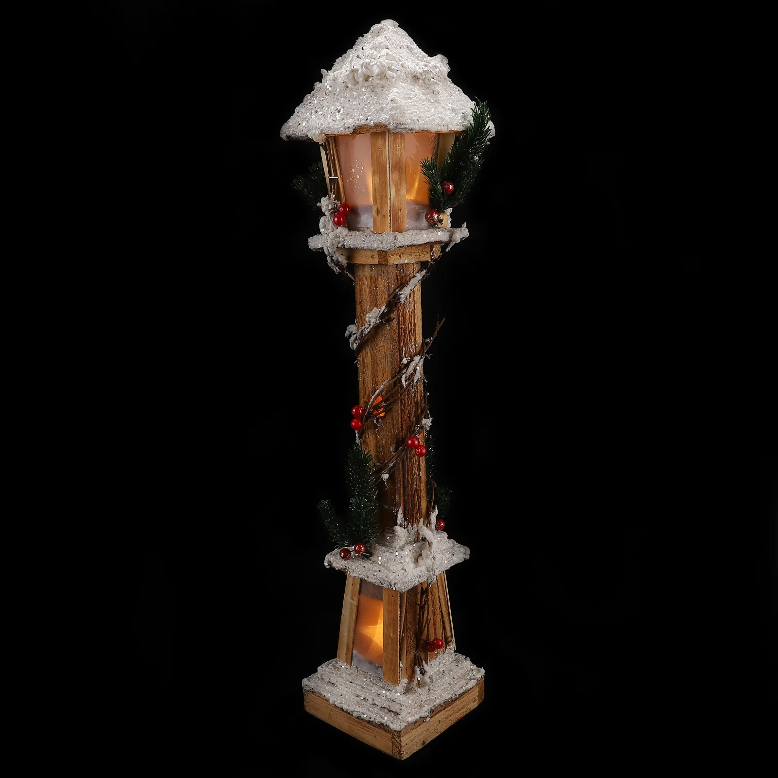 Desktop Luminous Street Light Home Decor Christmas Decorations Figurine Wood Xmas Lamp Post Scene Ornament
Desktop Luminous Street Light Home Decor Christmas Decorations Figurine Wood Xmas Lamp Post Scene Ornament